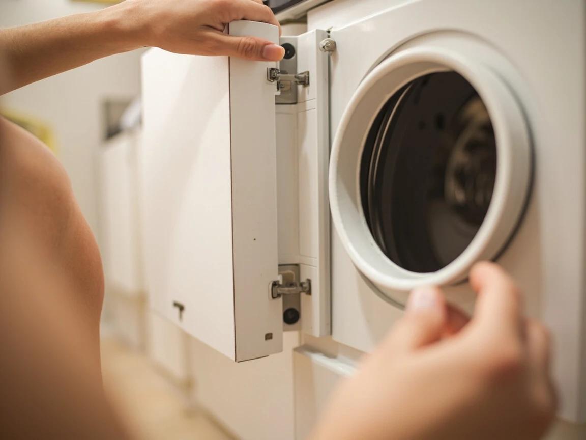 Step 5 of How to Replace a Dryer Belt: Remove the Front Panel and Support the Drum