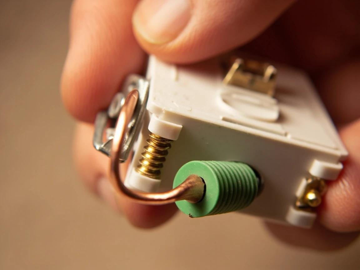 Step 5 of How to Replace a Light Switch: Connect the Ground Wire to the New Switch