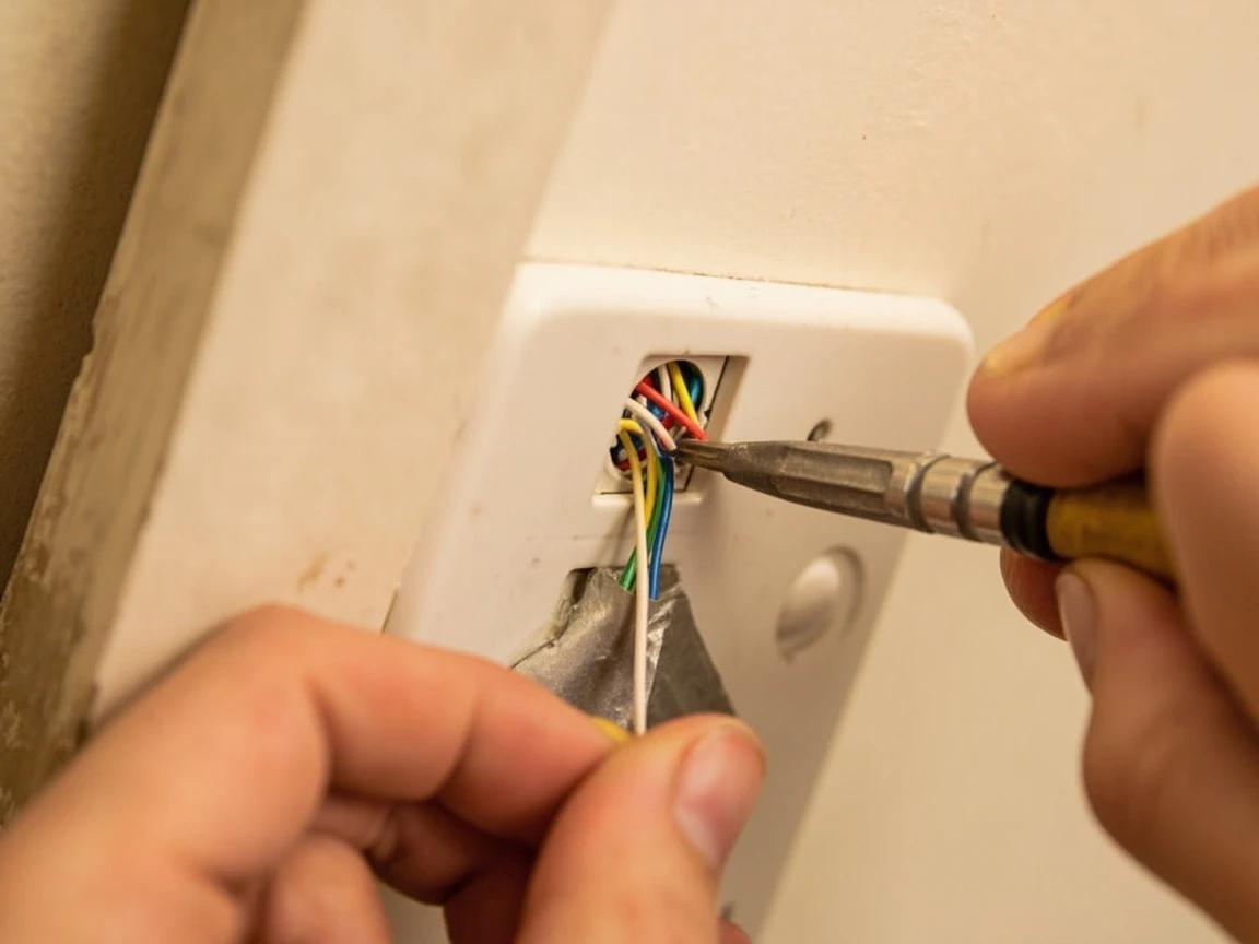Step 4 of How to Replace a Thermostat (Non-Smart): Disconnect the Wires and Remove the Old Wall Plate