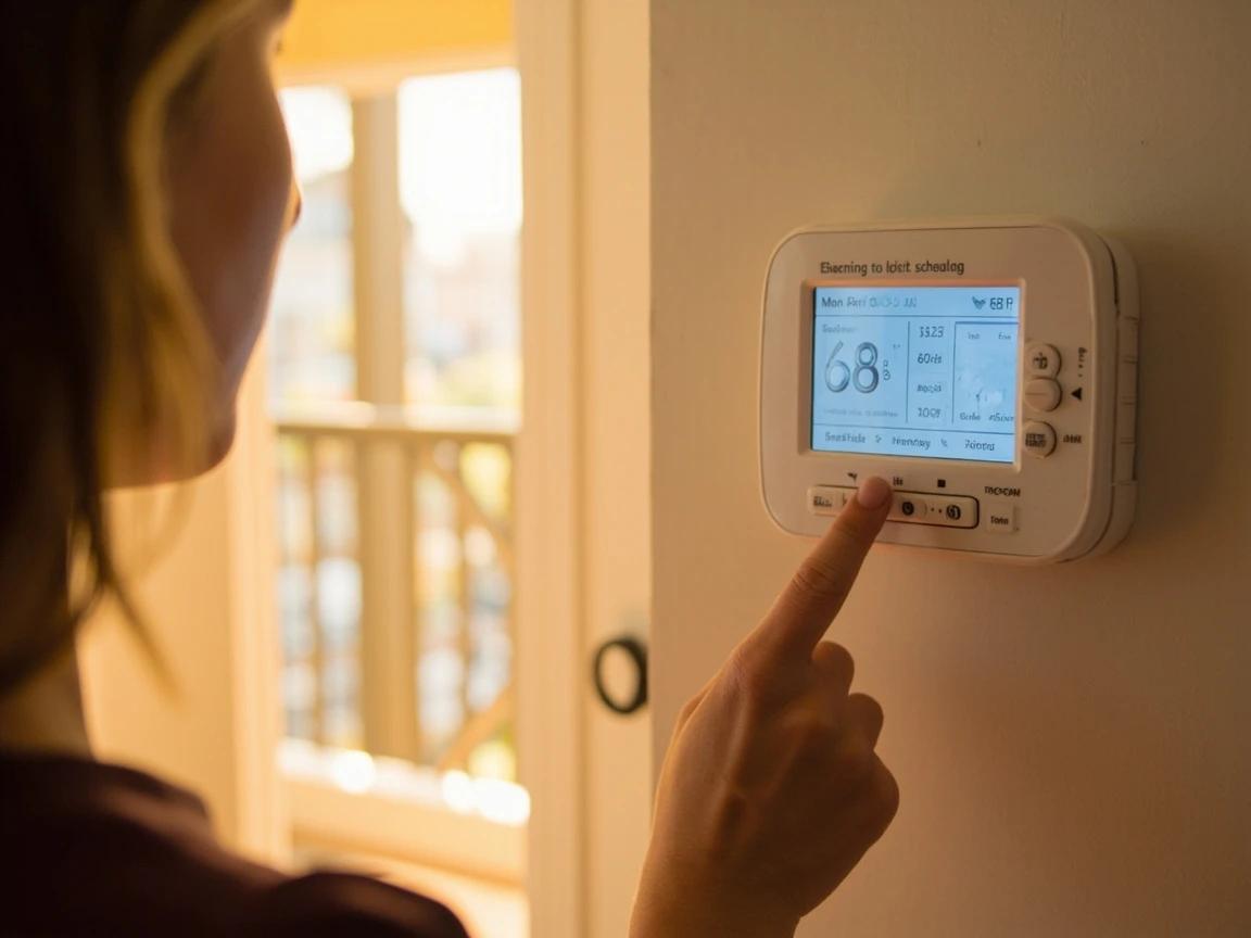 Step 9 of How to Replace a Thermostat (Non-Smart): Program Your Schedule and Verify Operation