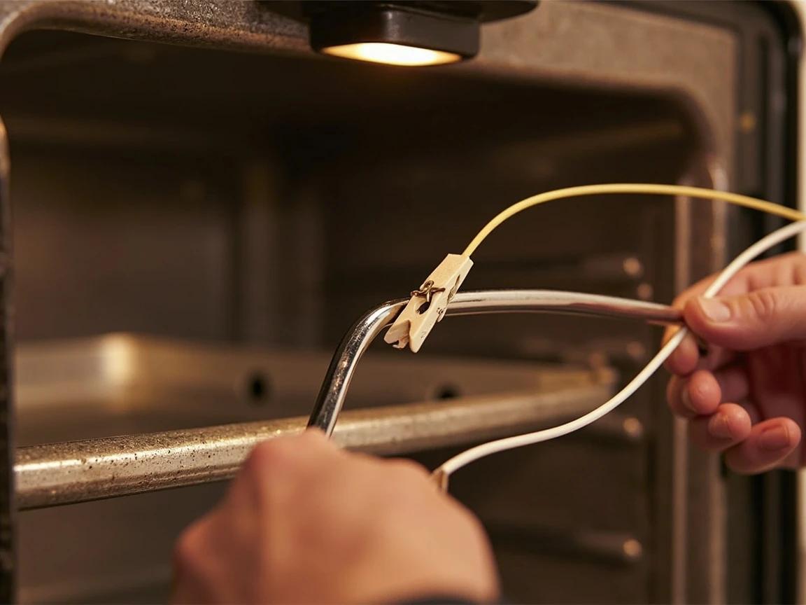 Step 6 of How to Replace an Oven Heating Element: Pull the Element Forward and Disconnect the Wires