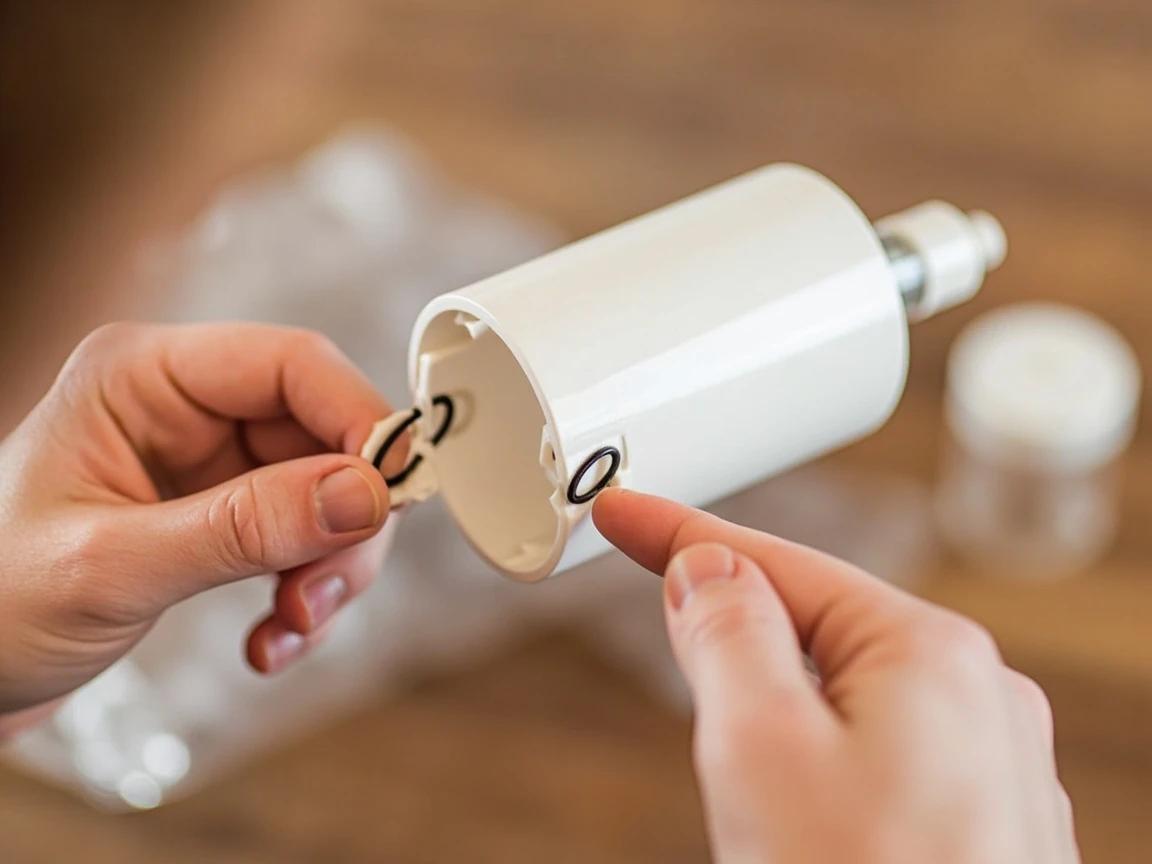 Step 4 of How to Replace a Refrigerator Water Filter: Inspect and Prepare the New Filter