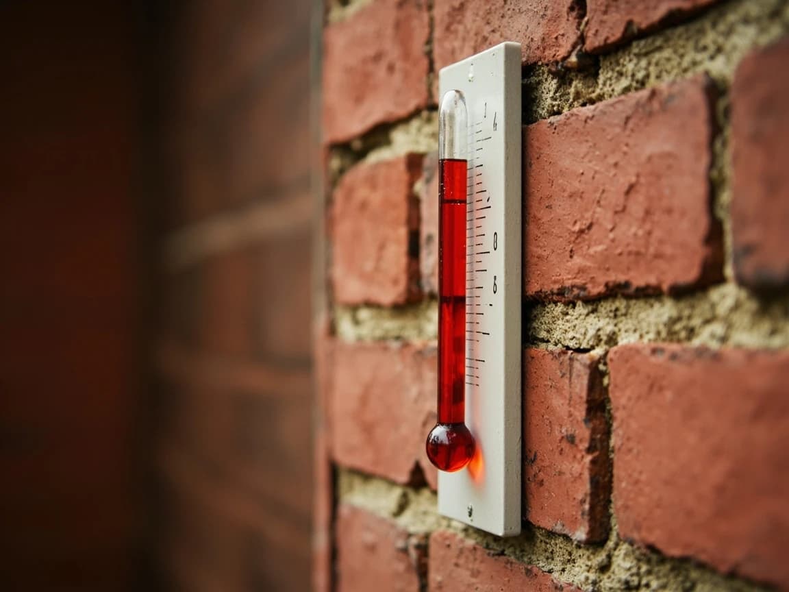 Step 3 of How to Repoint Brick Mortar Joints (Tuckpointing): Pick a mild weather window