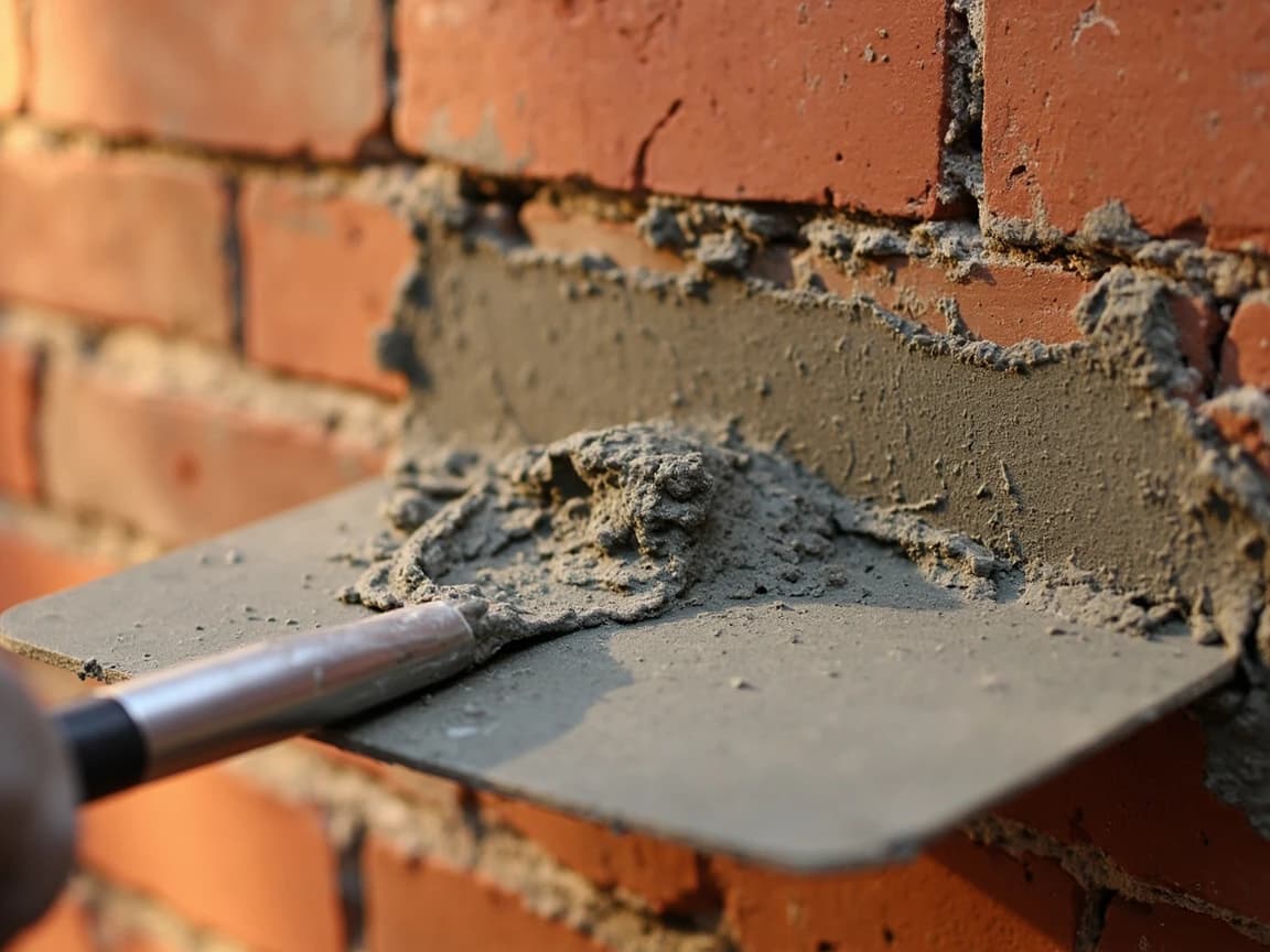 Step 8 of How to Repoint Brick Mortar Joints (Tuckpointing): Pack the bed joints, then the head joints
