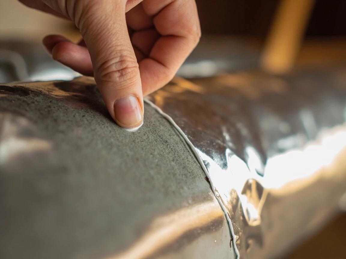 Step 6 of How to Seal and Insulate Ductwork: Let the Mastic Cure Before Insulating