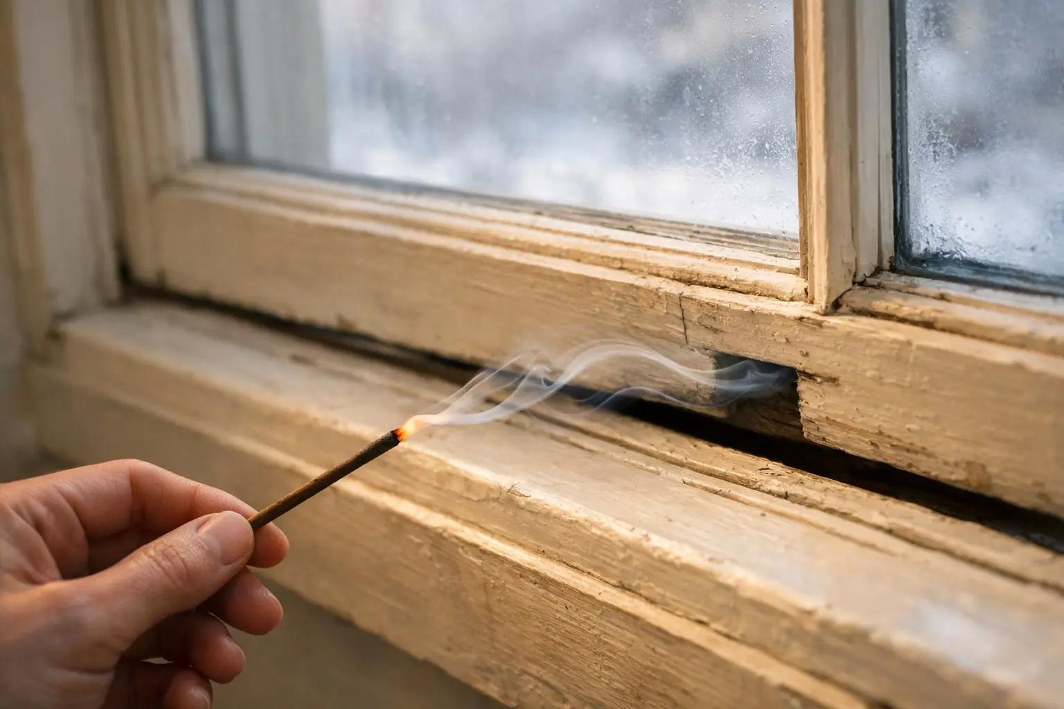 Step 1 of How to Seal Drafty Windows: Find the Drafts with a Simple Test