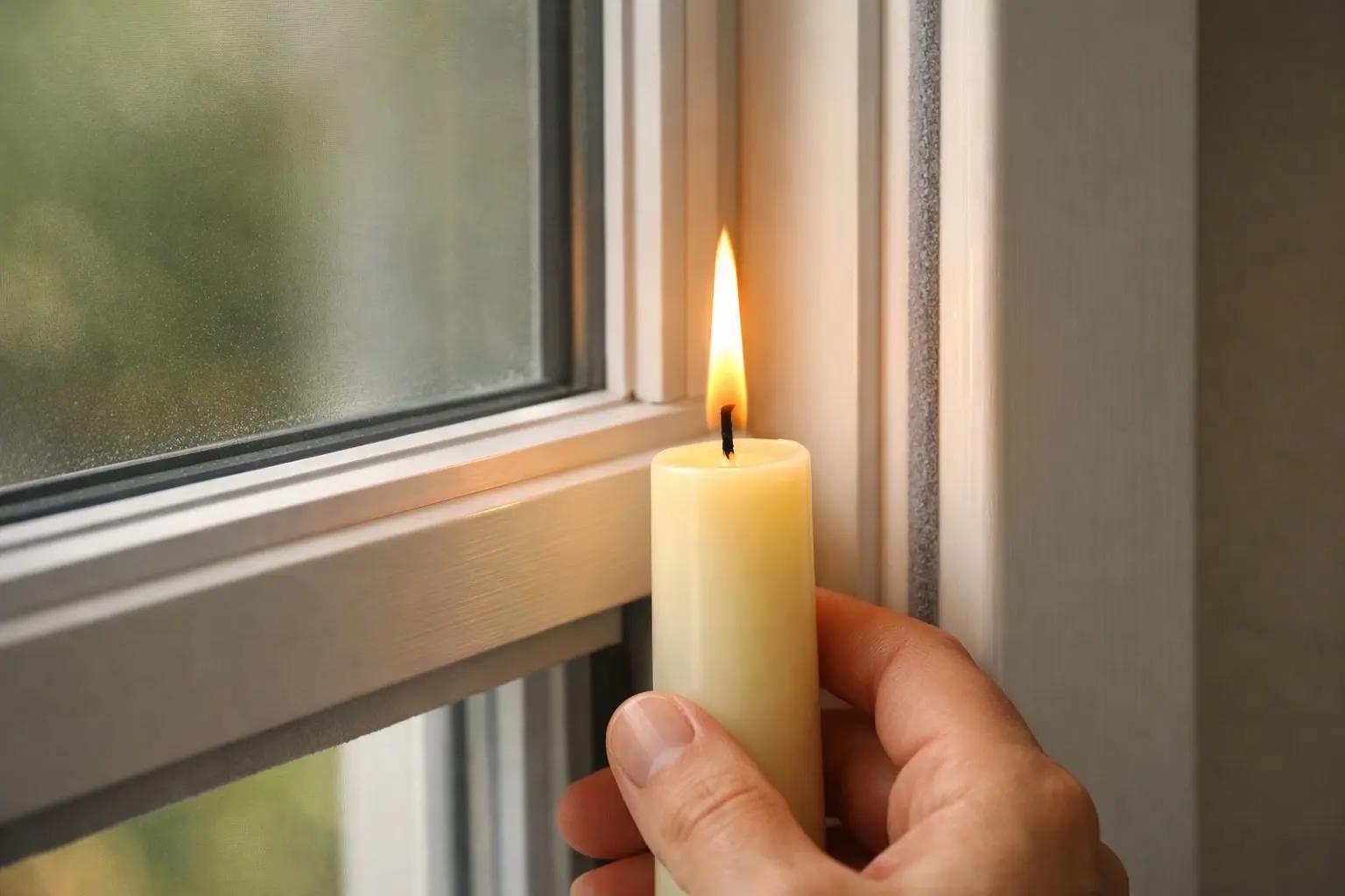 Step 7 of How to Seal Drafty Windows: Test the Seal and Check for Remaining Drafts