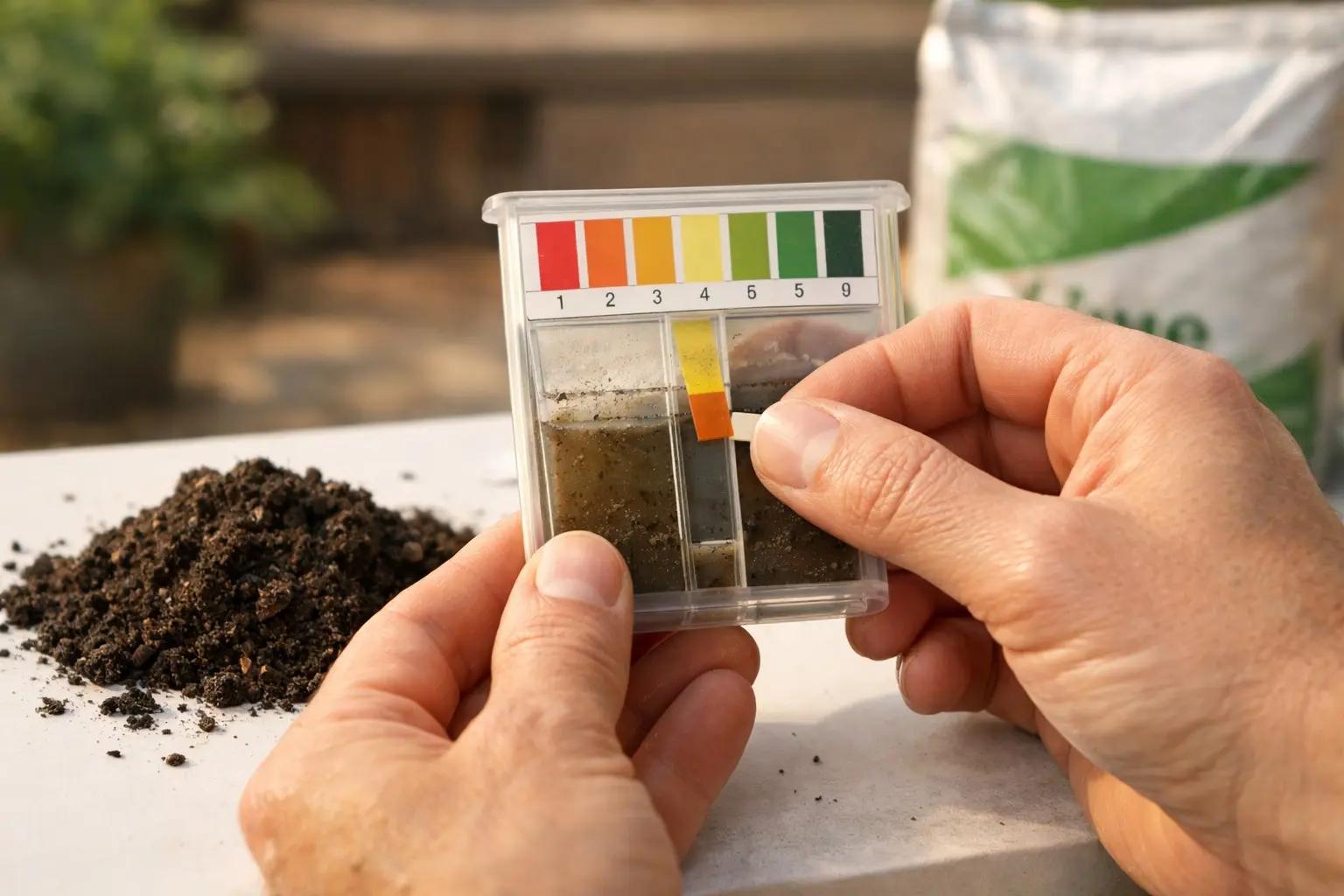 Step 3 of Spring Lawn Care Checklist: Test and Amend Soil pH