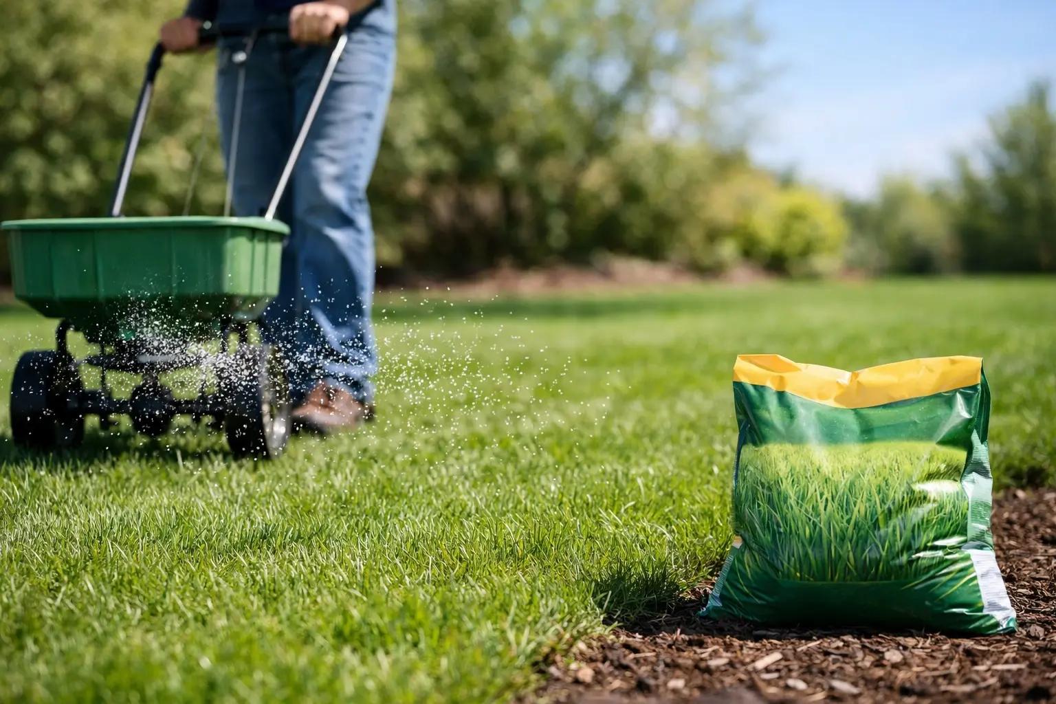 Step 6 of Spring Lawn Care Checklist: Apply Slow-Release Fertilizer