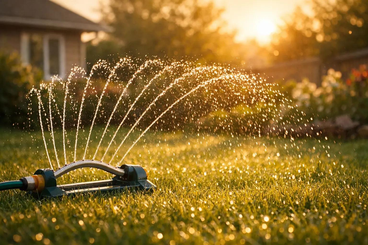 Step 8 of Spring Lawn Care Checklist: Establish Deep Watering Habits