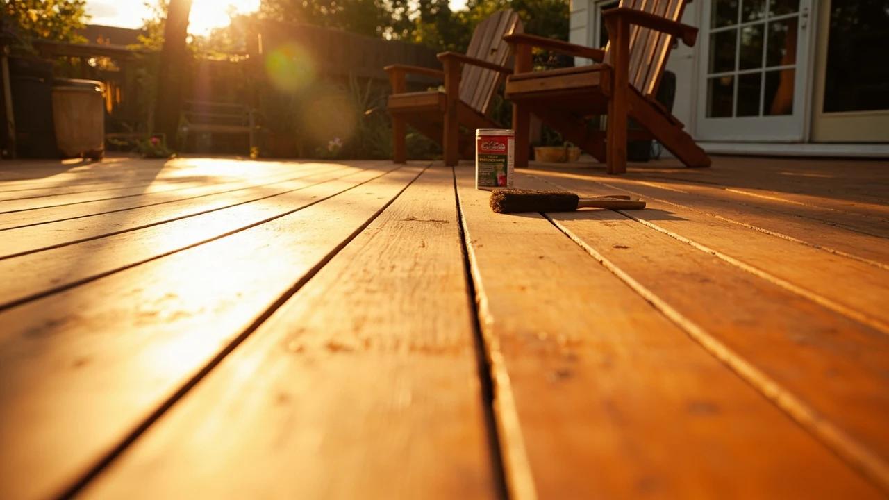 How to Stain a Wood Deck