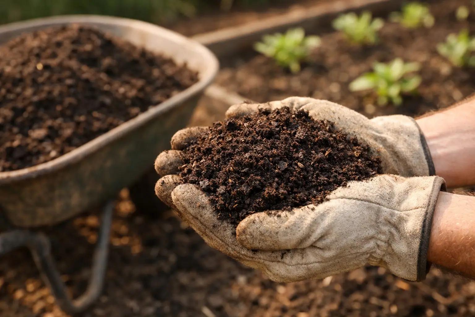 Step 8 of How to Start a Compost Bin: Harvest Finished Compost