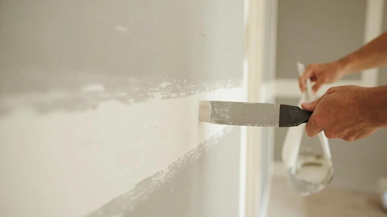 How to Tape and Mud a Drywall Seam — finished result