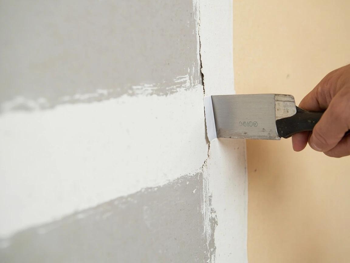 Step 4 of How to Tape and Mud a Drywall Seam: Bed the Tape in a Coat of Mud