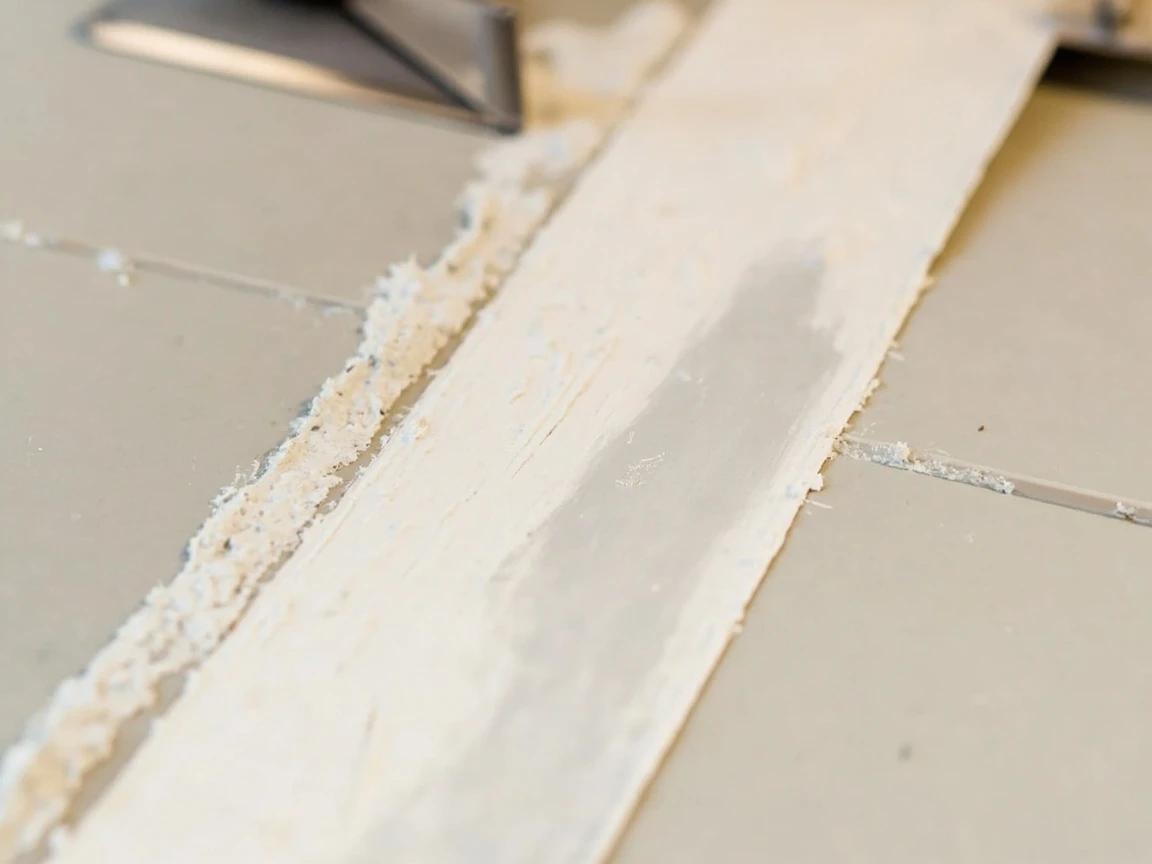 Step 7 of How to Tape and Mud a Drywall Seam: Feather the Finish Coat With the 12-Inch Knife