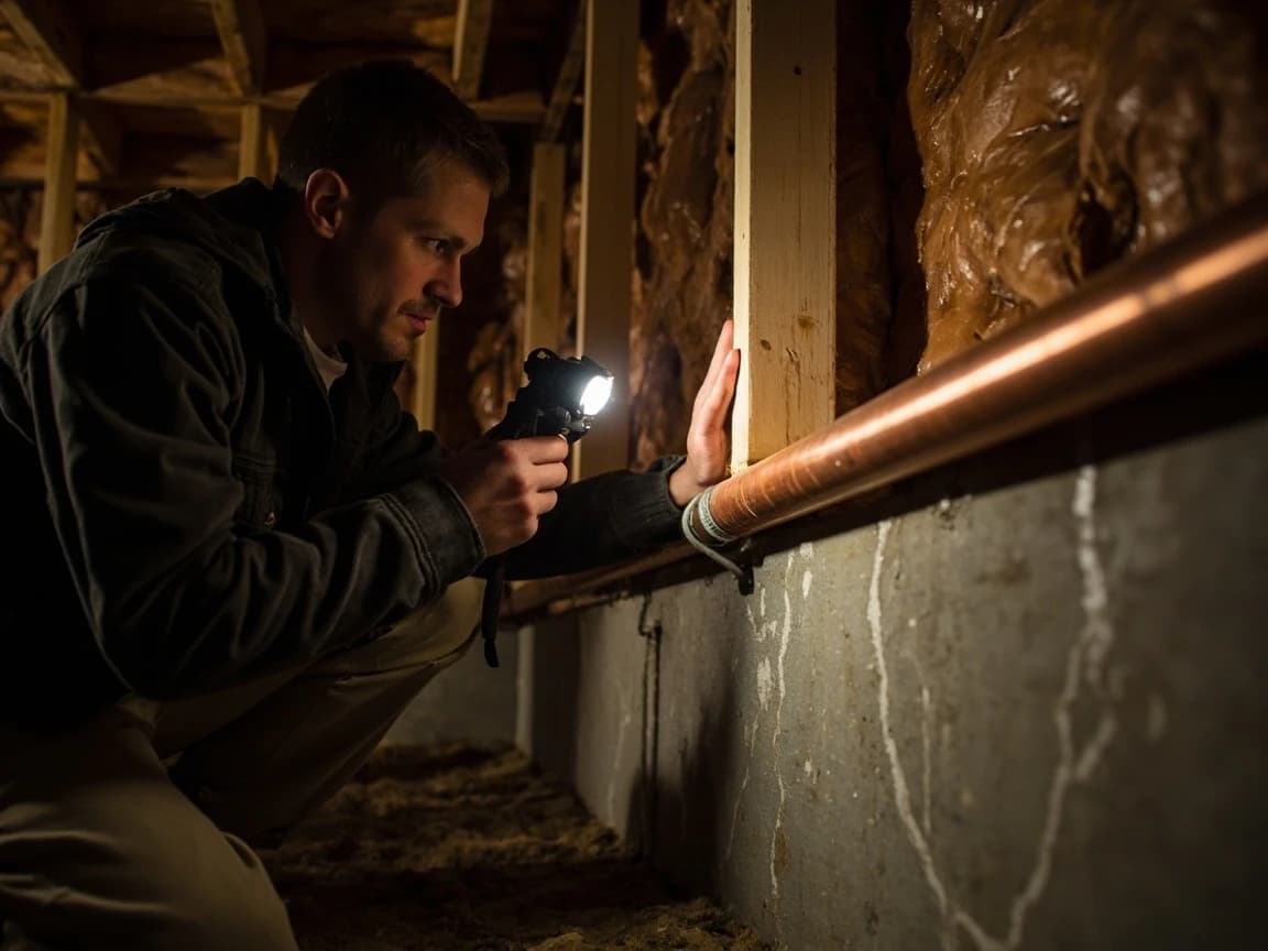 Step 3 of How to Thaw Frozen Pipes Safely: Locate the Frozen Section