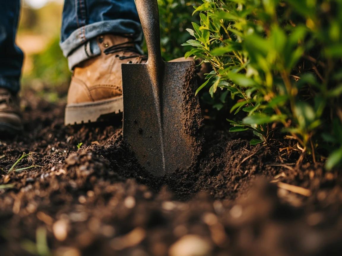 Step 5 of How to Transplant a Shrub Without Killing It: Dig Around the Root Ball