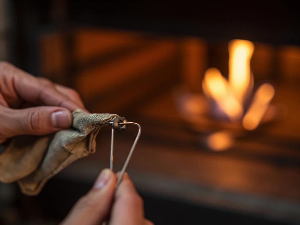 Step 8 of How to Troubleshoot a Furnace That Won't Start: Clean the Flame Sensor