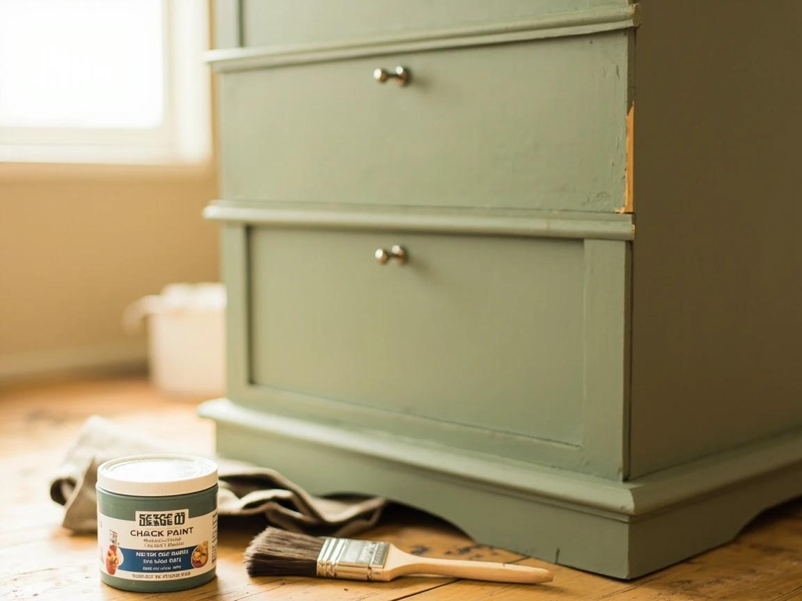 Step 4 of Types of Paint Explained — Latex, Oil, Alkyd, Chalk, and Specialty: Chalk Paint — Furniture Refinishing