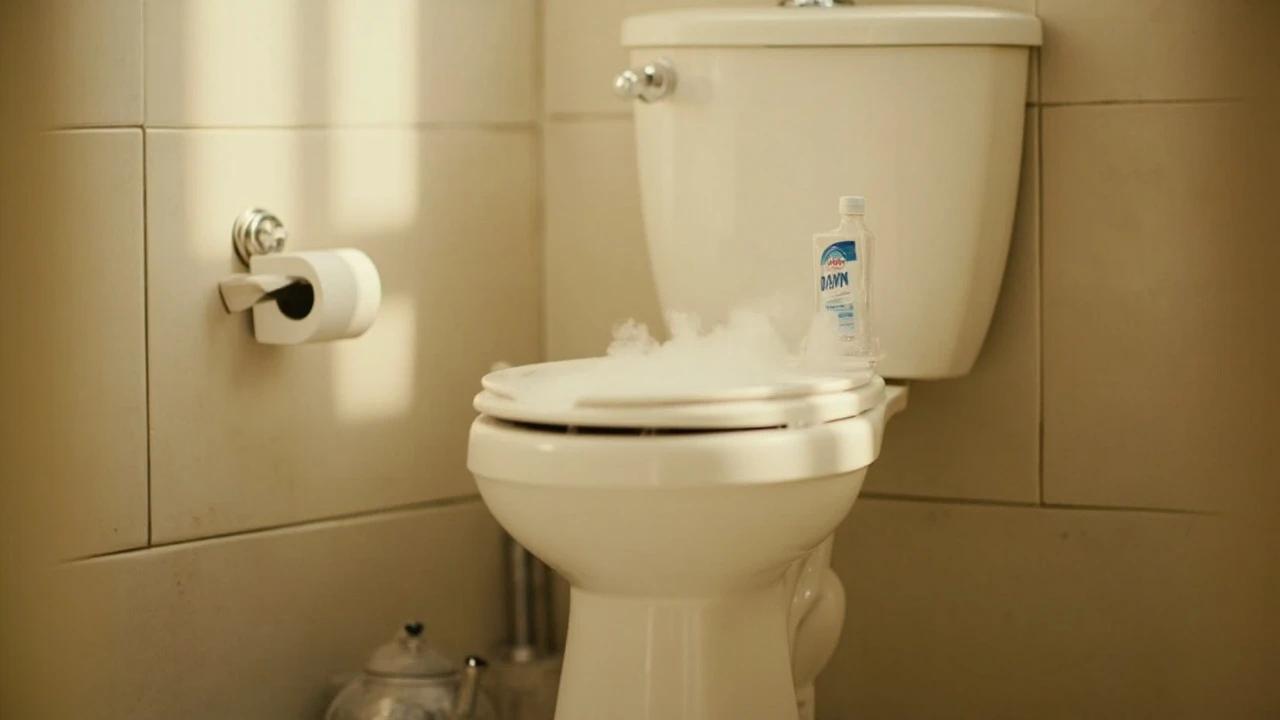 How to Unclog a Toilet Without a Plunger — finished result