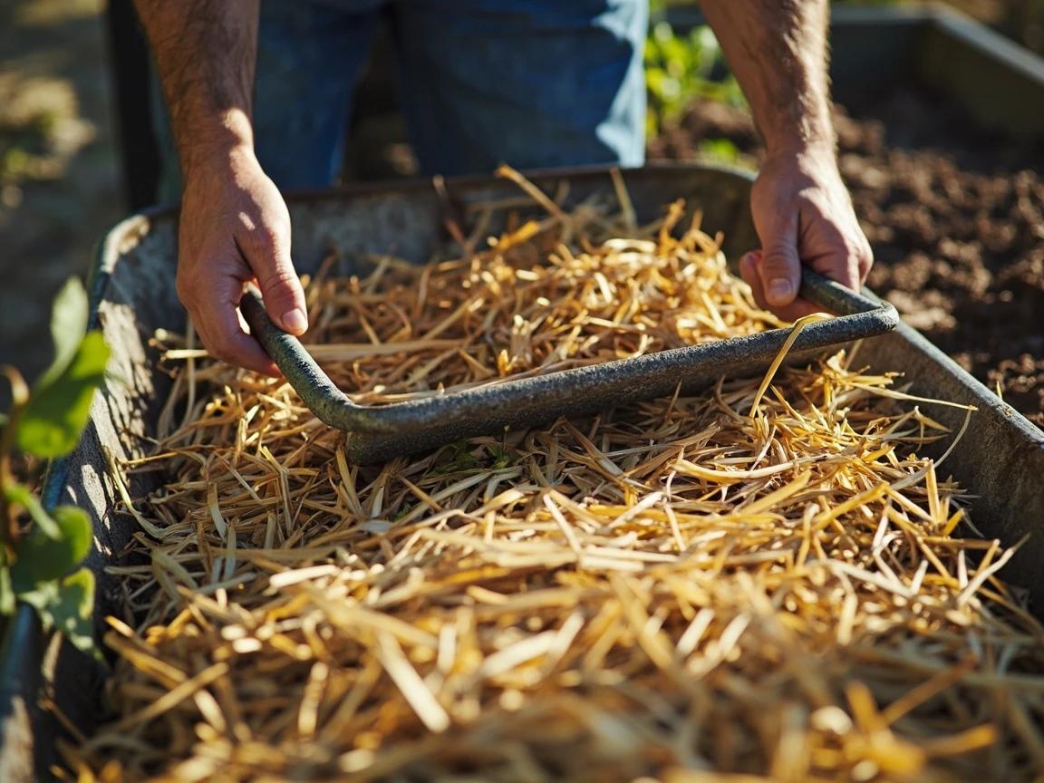 Step 6 of How to Winterize Your Garden: Apply Mulch After the First Hard Frost