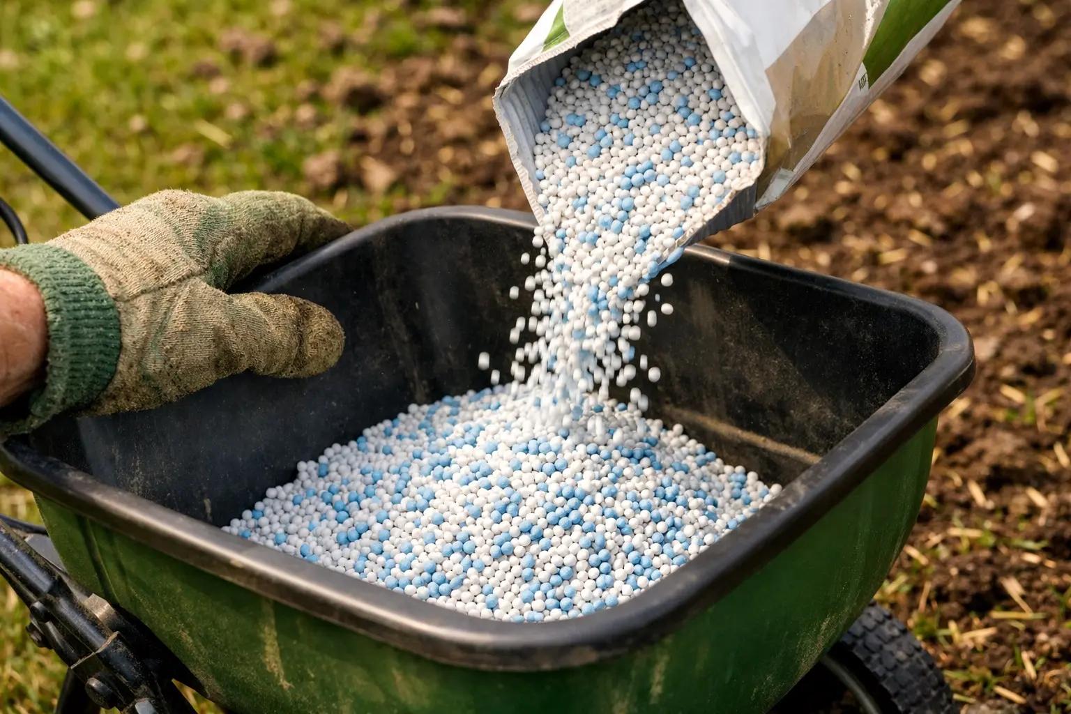 Step 7 of How to Aerate and Overseed a Lawn: Apply Starter Fertilizer