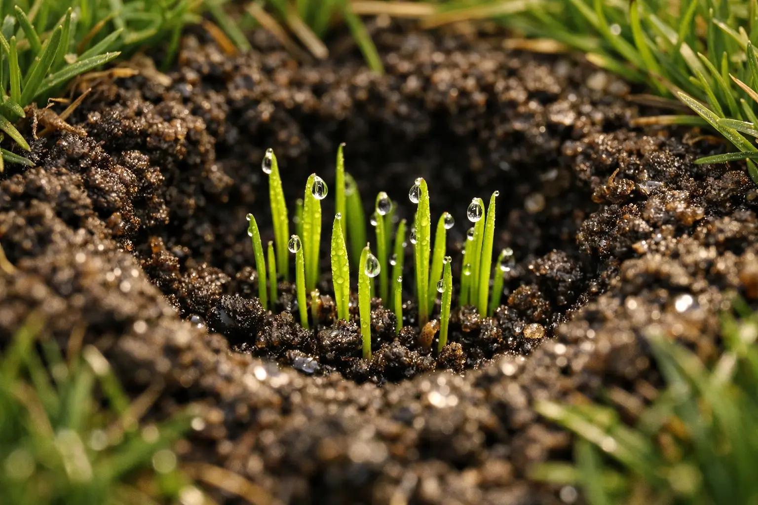 Step 9 of How to Aerate and Overseed a Lawn: Water Consistently for the First Three Weeks
