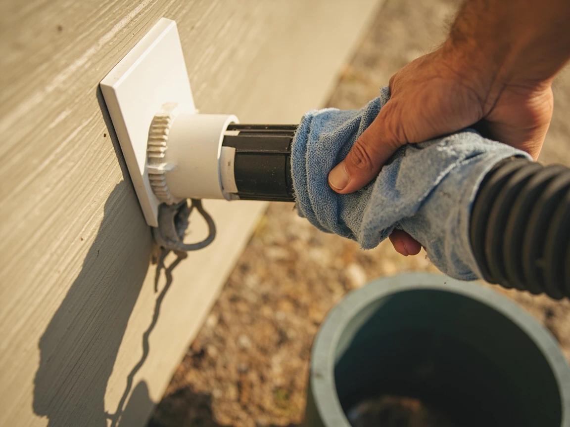 Step 6 of How to Clean and Maintain a Mini-Split: Flush the Condensate Drain Line