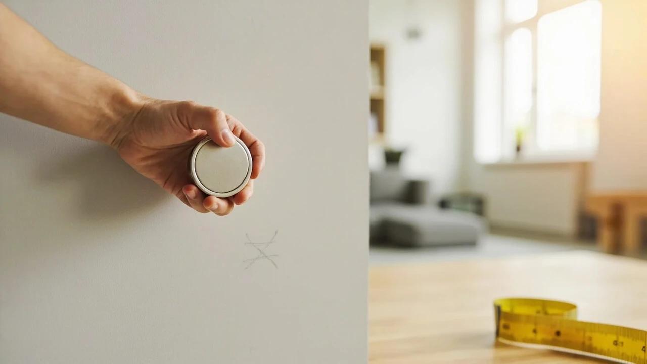 How to Find a Stud Without a Stud Finder โ finished result