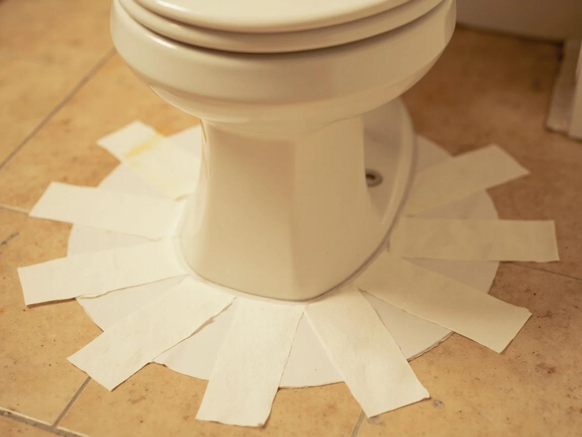 Step 1 of How to Fix a Toilet Leaking at the Base: Prove the Water Is Coming From the Base
