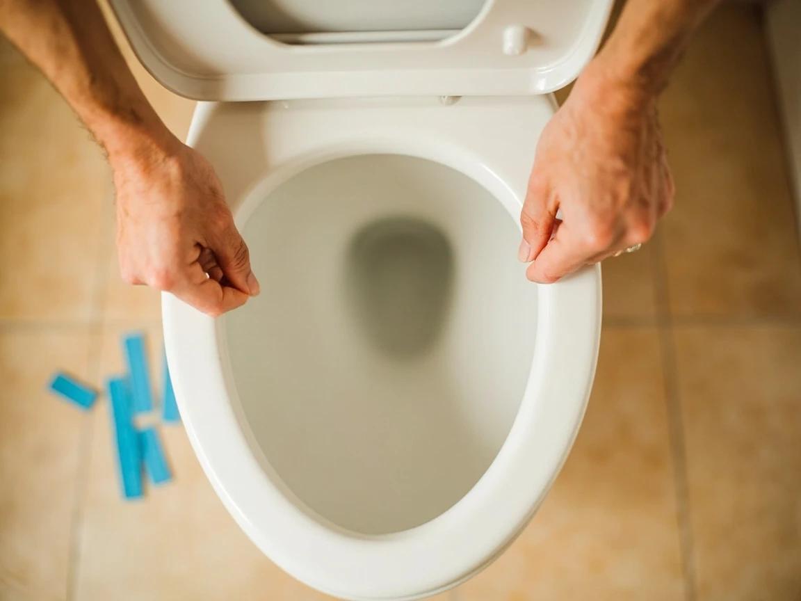 Step 4 of How to Fix a Toilet Leaking at the Base: Rock-Test the Bowl