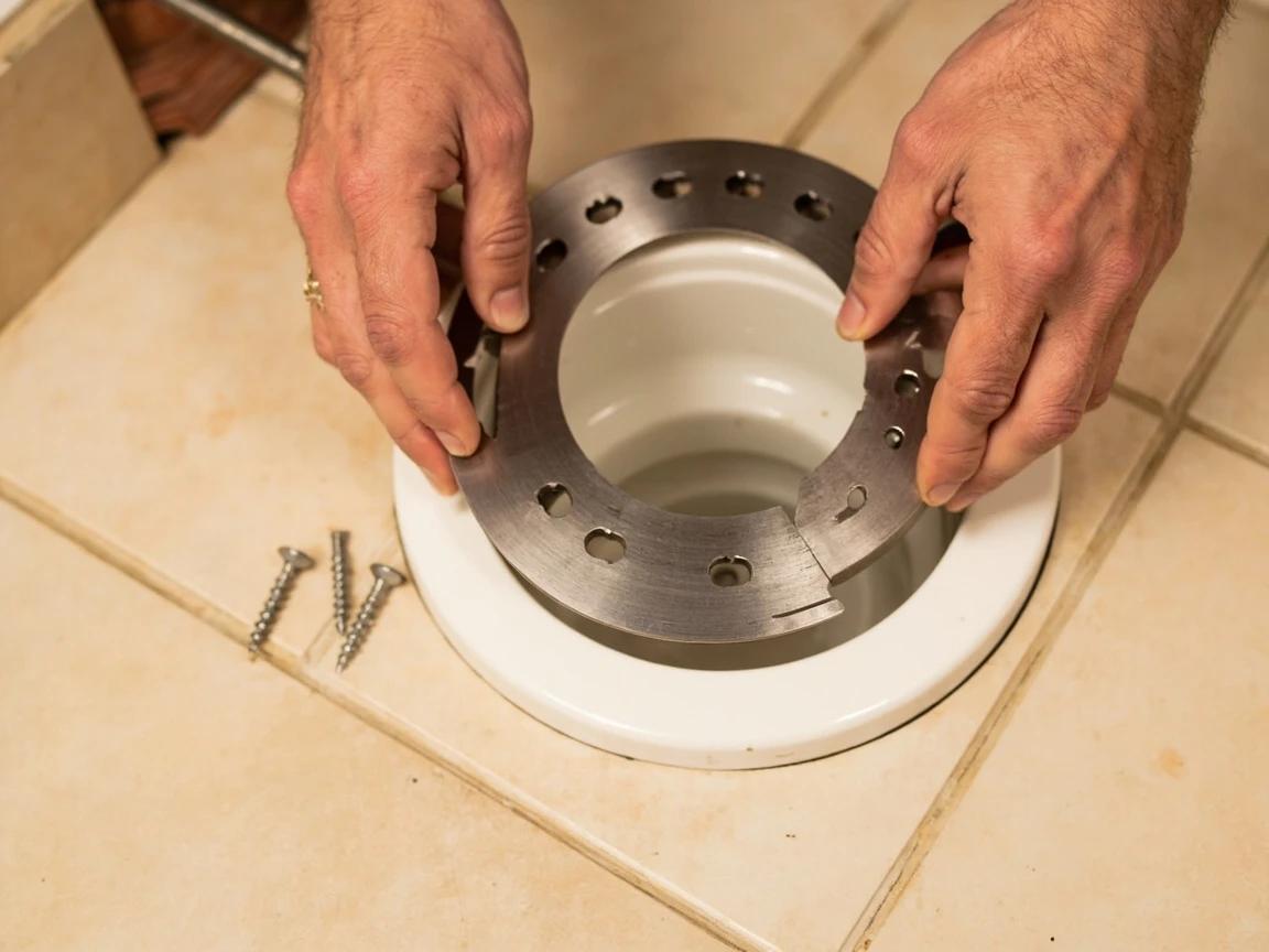 Step 7 of How to Fix a Toilet Leaking at the Base: Inspect the Flange and Repair What You Find
