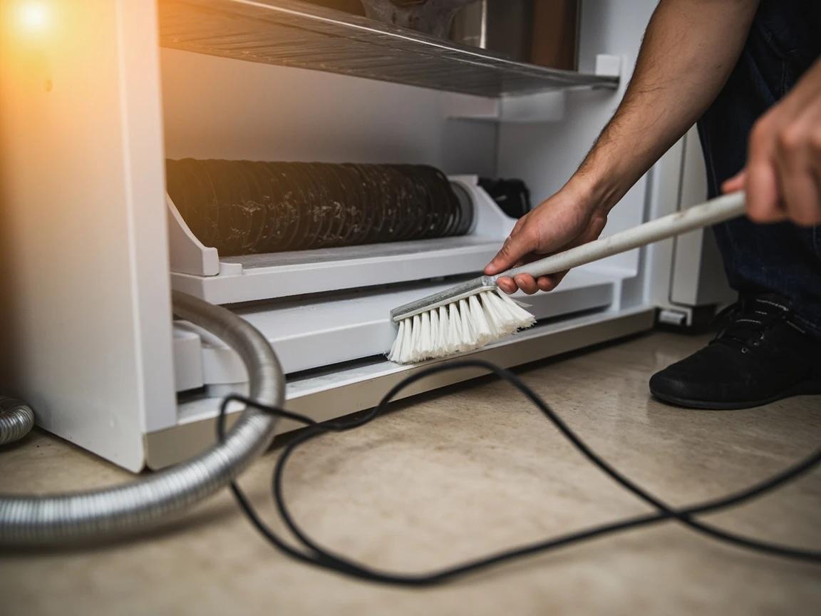 Step 4 of How to Fix a Refrigerator That's Not Cooling: Clean the Condenser Coils