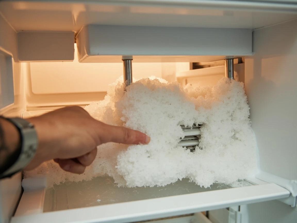 Step 6 of How to Fix a Refrigerator That's Not Cooling: Check for Frost on the Evaporator Coils and Defrost the Freezer