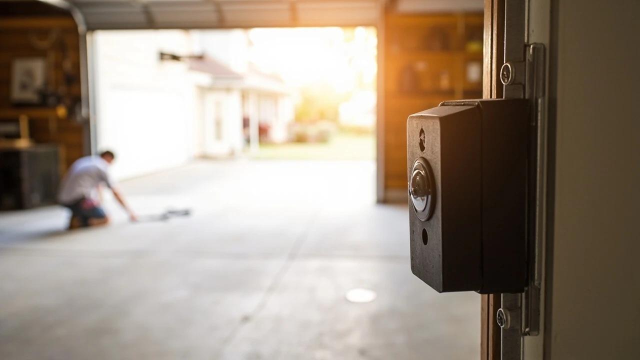 How to Fix Garage Door Sensors That Block Closing β finished result