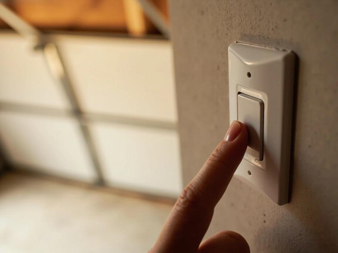 Step 2 of How to Fix Garage Door Sensors That Block Closing: Secure the Door Tonight With the Wall-Button Override