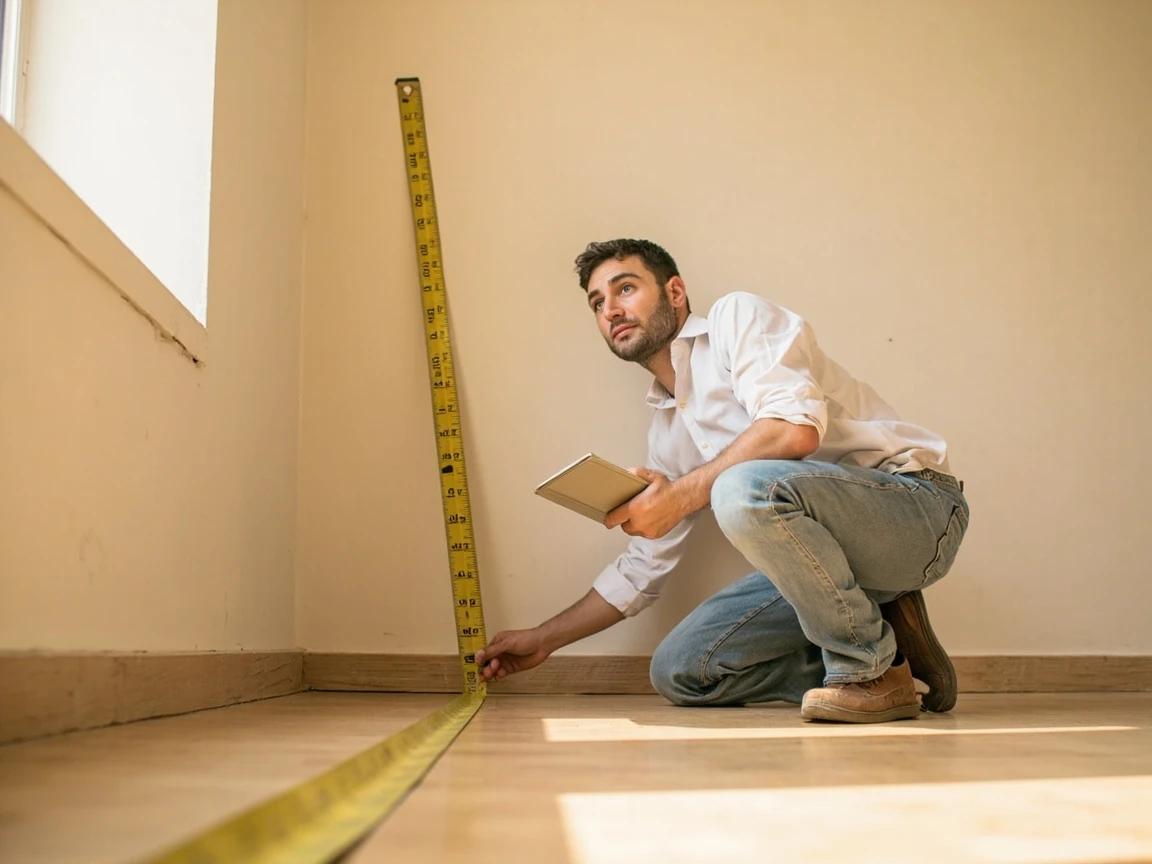 Step 1 of How Much Paint Do I Need? — The Calculator and the Method: Measure the Wall Lengths