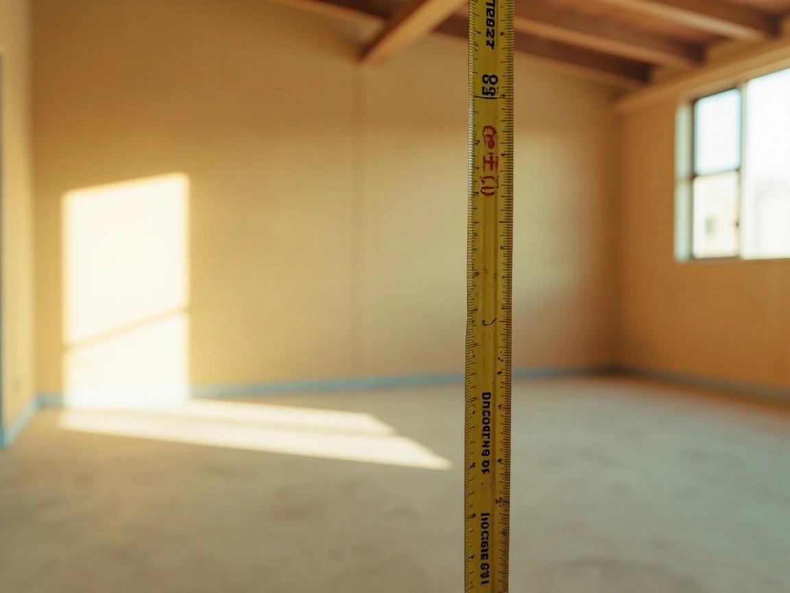 Step 2 of How Much Paint Do I Need? — The Calculator and the Method: Measure the Ceiling Height