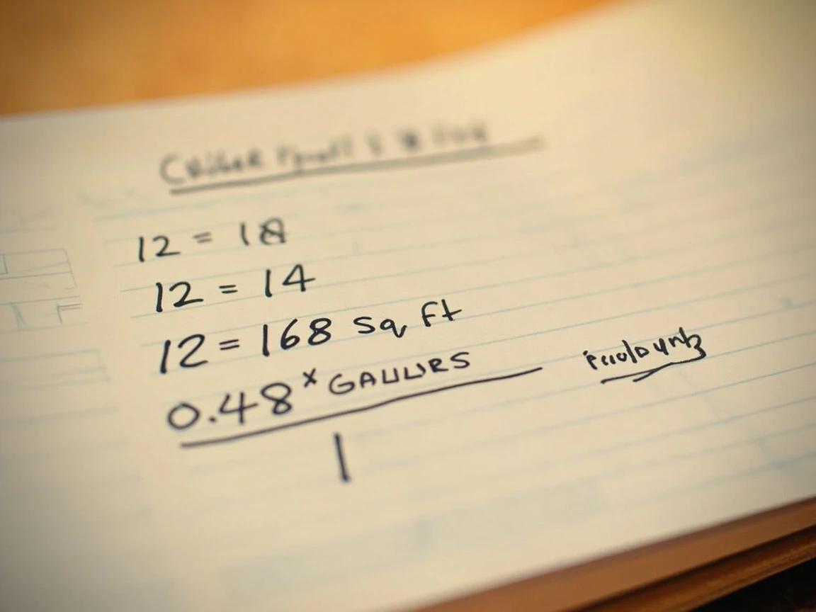 Step 6 of How Much Paint Do I Need? — The Calculator and the Method: Calculate Ceiling Paint Separately