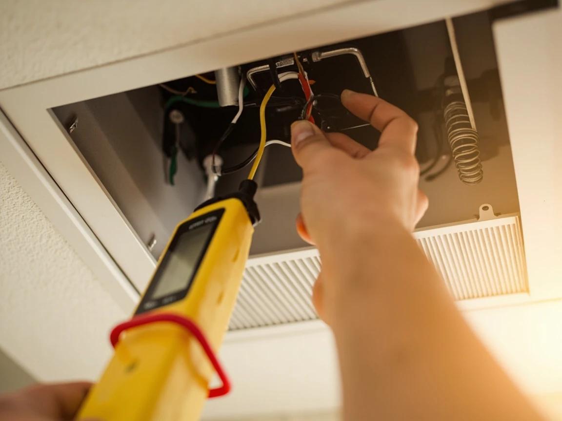 Step 2 of How to Install a Bathroom Exhaust Fan: Shut Off Power and Verify