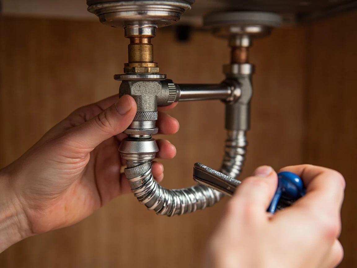 Step 5 of How to Install a Dishwasher: Connect the Water Supply Line
