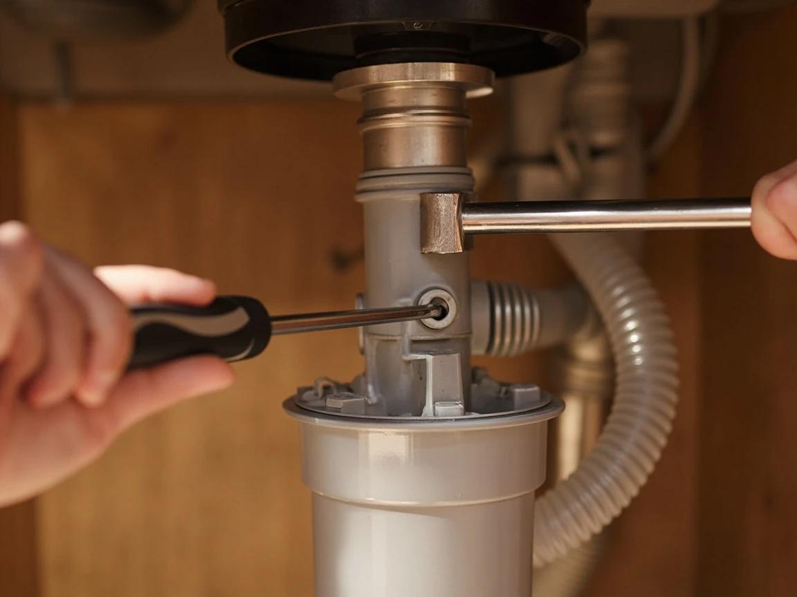 Step 6 of How to Install a Dishwasher: Connect the Drain Hose (High Loop + Knockout Plug)