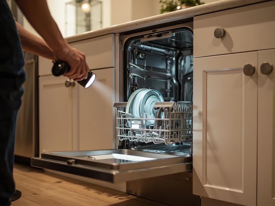 Step 9 of How to Install a Dishwasher: Turn It On and Run a Leak-Test Cycle