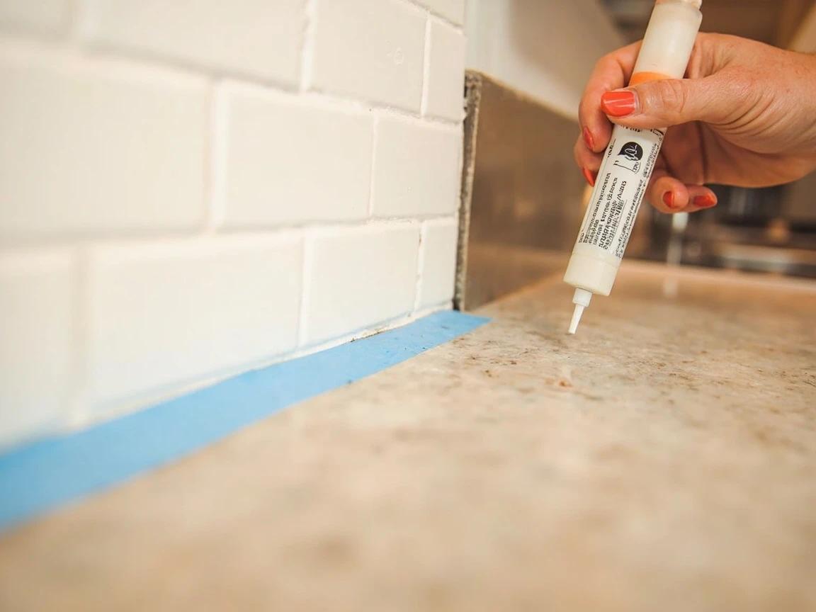 Step 9 of How to Install a Tile Backsplash: Caulk the Corners and Seal the Grout