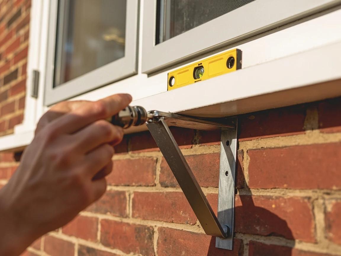 Step 4 of How to Install a Window AC Unit: Install a Support Bracket (If Needed)