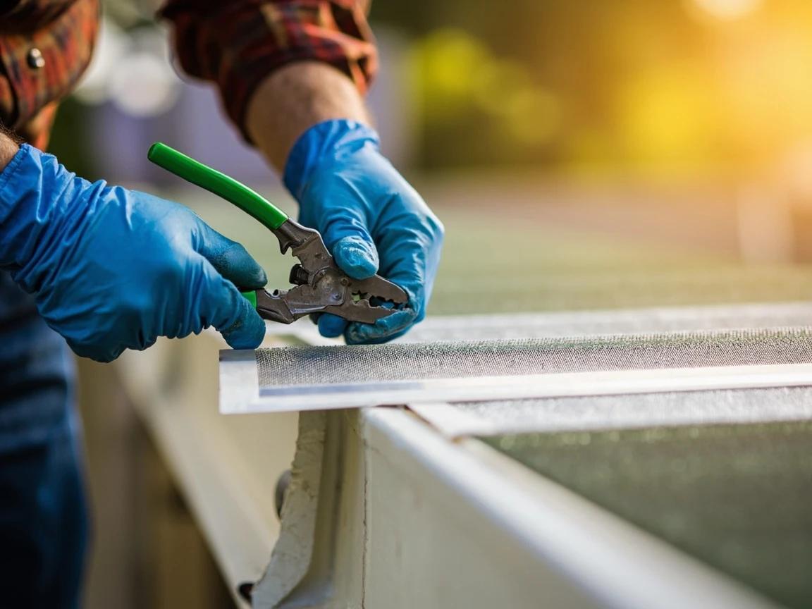 Step 6 of How to Install Gutter Guards: Cut and Fit the Panels