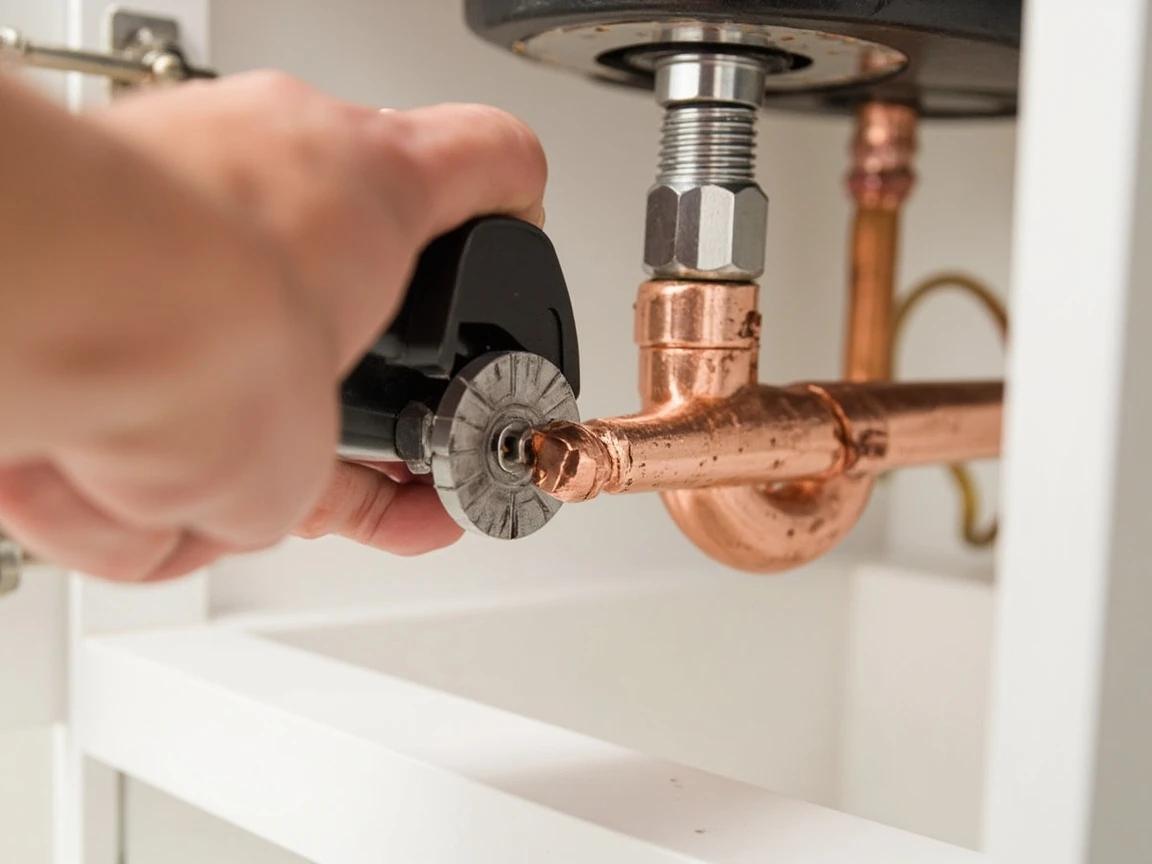 Step 3 of How to Install a Water Shut-Off Valve: Cut the Pipe Clean with a Tubing Cutter