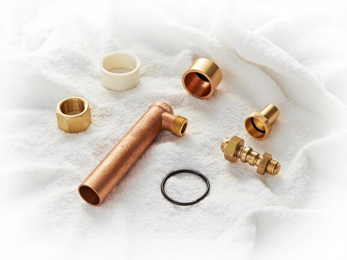 Step 5 of How to Install a Water Shut-Off Valve: Slide On the Compression Nut and Ferrule