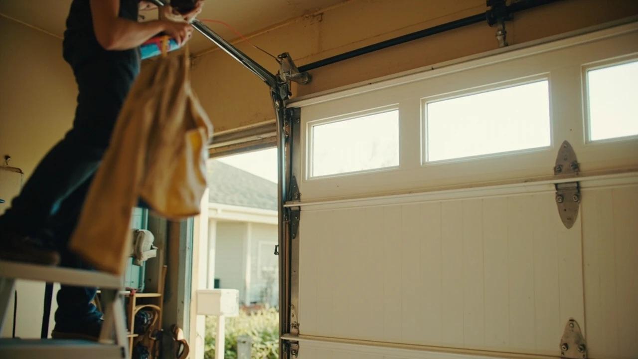 How to Lubricate a Noisy Garage Door โ finished result
