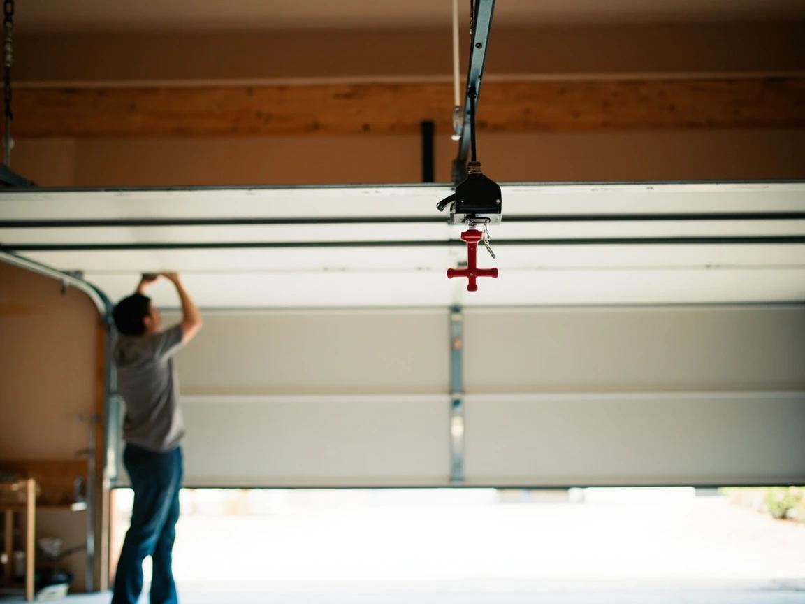 Step 8 of How to Lubricate a Noisy Garage Door: Cycle the Door and Run a Balance Test